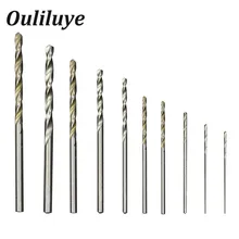 10PCS/Set Cobalt Straight Shank Twist Drill Bit Set 0.8-3mm Hss High Speed Electric Drill Bit Power Tools For Metal Wood Working