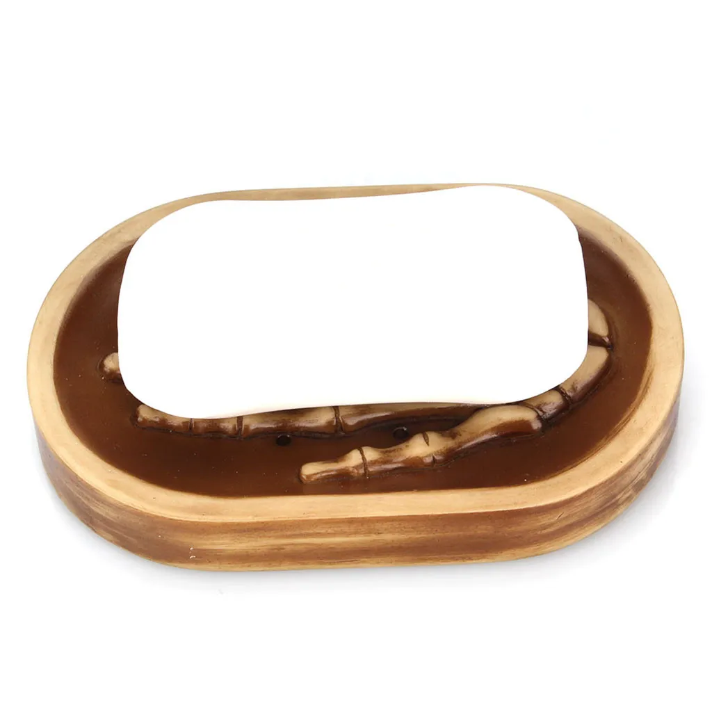 Fashion Non-slip Creative Home Bathroom Drain Storage Soap Box Ghost Hand Soap Box Durable Waterproof Holder Accessories
