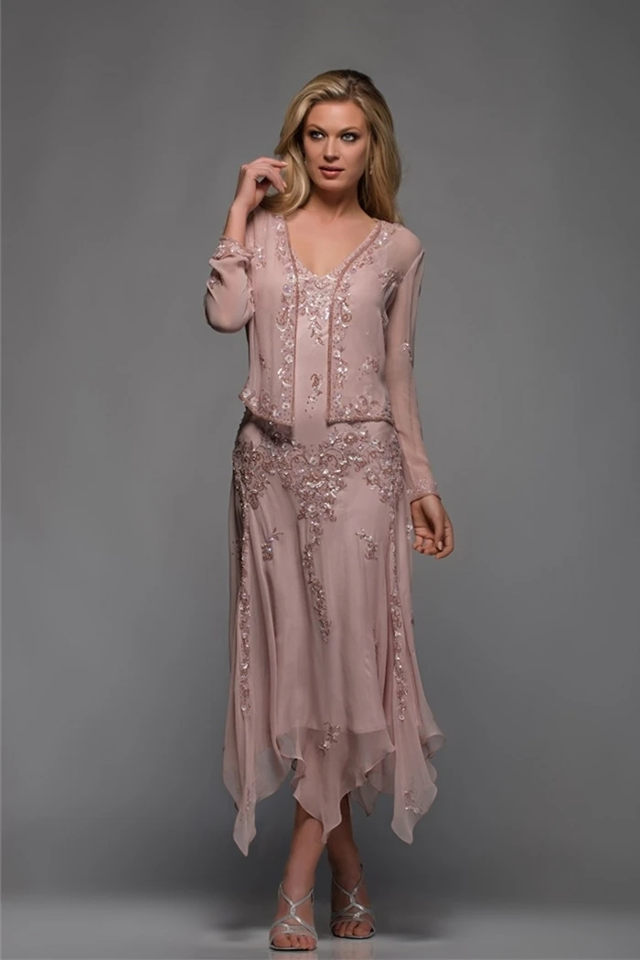 plus size mother of the groom dresses tea length