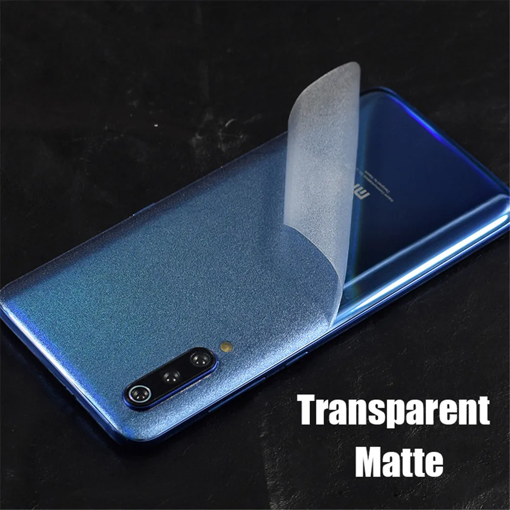 Clear Carbon Fiber Soft Film For Xiaomi Mi 9 Mi9 Mi 8 Lite MiX3 Transparent Sticker For Redmi Note 7 5 Pro Screen Protector Film (5)
