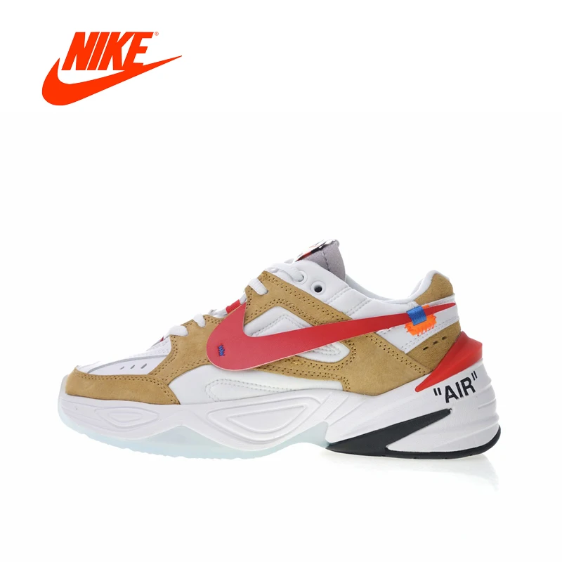 

Original New Arrival Authentic Nike Air Monarch The M2K Tekno x Off White Men's Running Shoes Sport Outdoor Sneakers AO3108-200