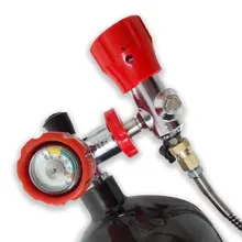 AC101 Hot Carbon Fiber HPA Air Tank Valve With Filling Station Quick Connector Pcp Pressure Valve For PCP Air Gun Acecare AC101 Hot Carbon Fiber HPA Air Tank Valve With Filling Station Quick Connector Pcp Pressure Valve For PCP Air Gun Acecare