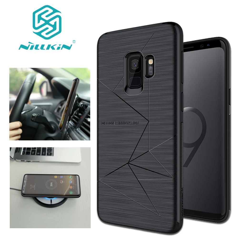 For Samsung Galaxy S10 S9 S8 Plus Case Nillkin Magic Magnetic Silicone Soft TPU Cover Note 8 |