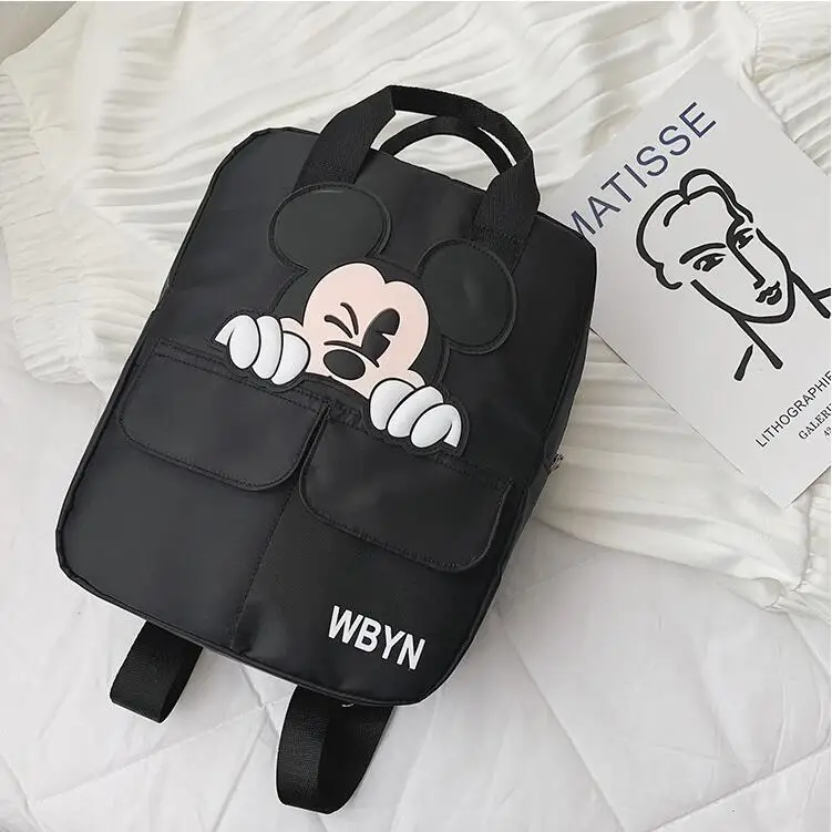 Модная школьная сумка с Микки Маусом для мальчиков и девочек, детская сумка, Детский рюкзак, рюкзак для детского сада, детские школьные сумки, ранец