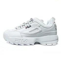 Fila Disruptor II 2 мужские и женские кроссовки мужские кроссовки zapatos de mujer бело-коричневые и белые уличные спортивные туфли