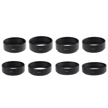 

Universal 49mm-77mm Long Focus Lens Hood Screw Mount for Canon DSLR SLR Camera