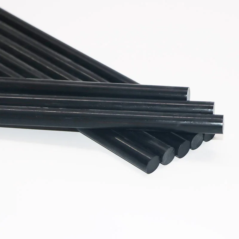 150 Degrees High Temperature Resistant Hot Melt Glue Sticks 11x300mm for Electric Hot Glue Gun Black White Pale-yellow, 1kg/lot