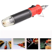 HS-1115K 10 в 1 паяльник набор бутановый Газовый паяльник Набор 26 мл комплект для сварки, с фонариком сварочное оборудование