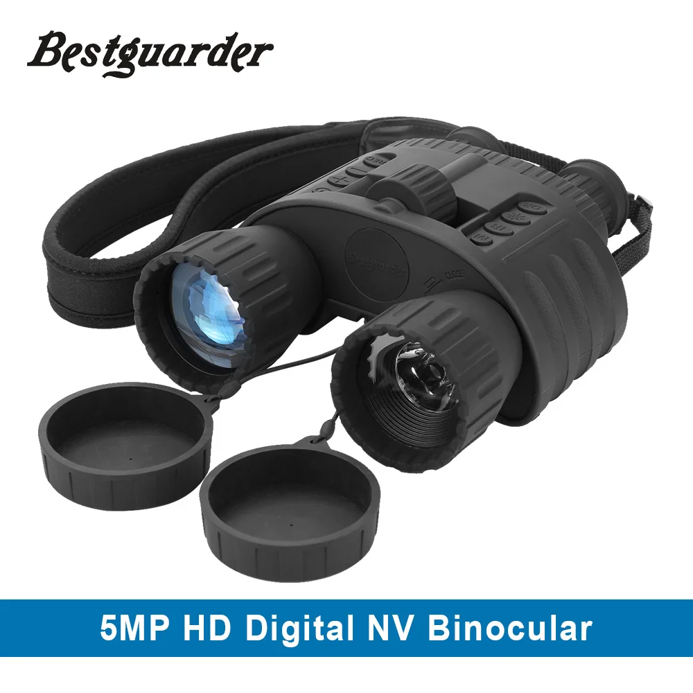 4x50 Digital Night Vision Binocular with 850nm Infrared Illuminator 300m Range Takes 5mp Photo & 720p Video with 1.5inch TFT LCD