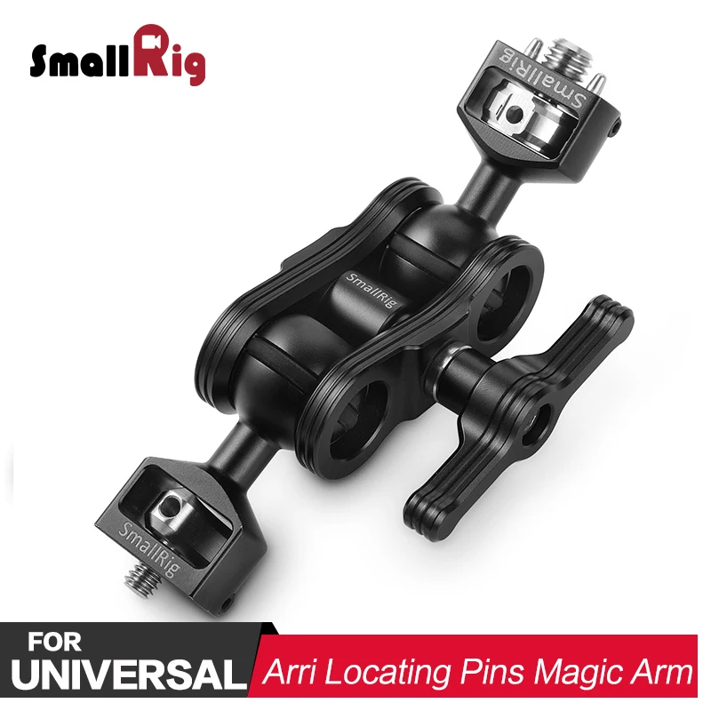 

SmallRig DSLR Camera Stabilizer Magic Arm with Double Ballheads with Arri locating Pins and 1/4" Screw For Monitor Support 2115