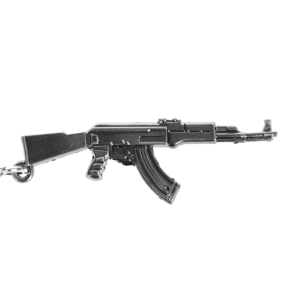 Around The Game Around The Fire Line Ak47 Weapon Pistol Sniper Gun Cf Mini Gun Car Key Pendant Keychain Ring Gift Keyrings