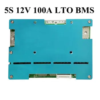 

5S 12V 100A Lithium Titanate Battery 12V BMS PCM Protection Board Circuit 100A 5Series 2.4V LTO Battery Pack for 12V LTO Battery