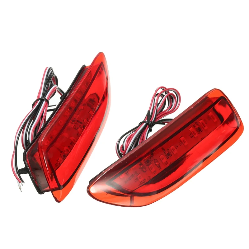 

2x Reflector Rear Back Tail LED Bumper Brake Stop Running Light Fog Lights For Toyota Corolla/Lexus CT200h