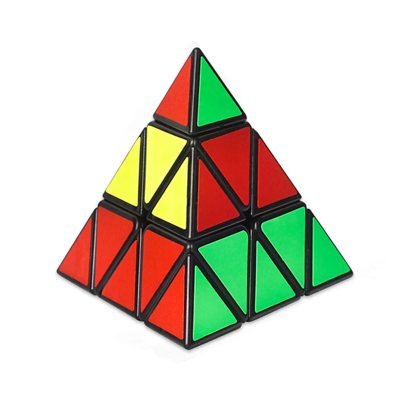 

laburuik Brand Pyraminx Magic Cube Speed Pocket Sticker Mini Puzzle Rubiks Cube Professional Educational Funny Toys for Children