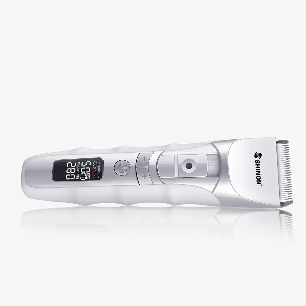 

SH-1880 Electric Hair Clipper Rechargeable LED Display Adjustable Speed Hair Cutter Trimmer Professional Barber Haircut Tool