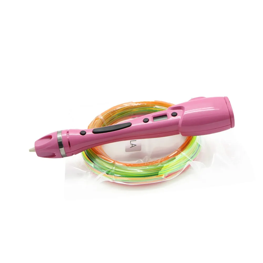 Hot Sale Christmas Gift Brand Model 3D Printer Pen With 1.75mm PLA Filaments 3 D Printing Pen Drawing Pens Original Design