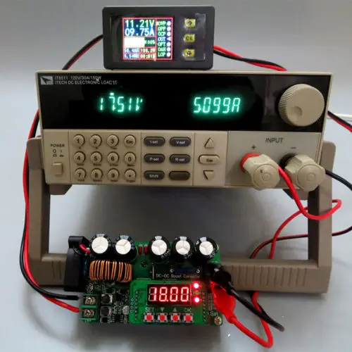 DC-DC digital 600 Вт Boost настройки Питание CC/CV солнечных зарядки светодиодный драйвер вентилятор