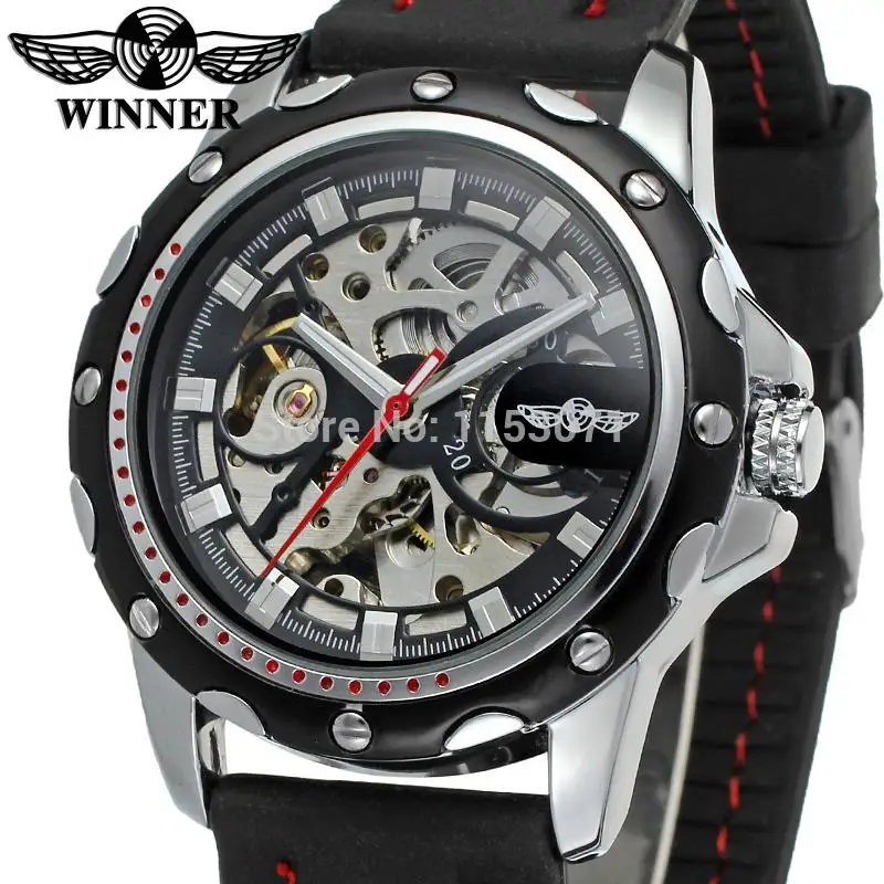 WRG8027M3T6 whole sale Winner Automatic skeleton original watch for men