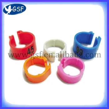 

100pc free shipping Plastic clip Pigeon Ring(NEW)