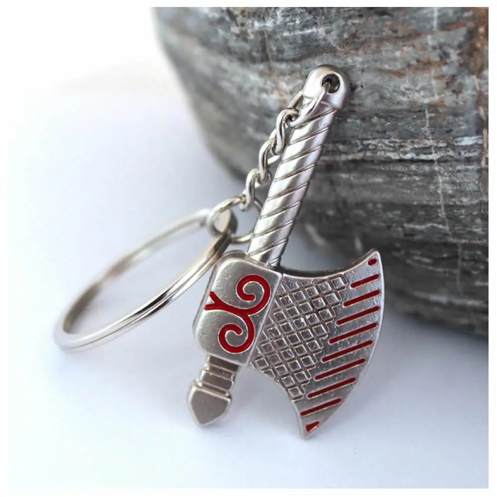 Simulation tool Double axe Keychain Keychain Key Ring Jewelry Souvenirs