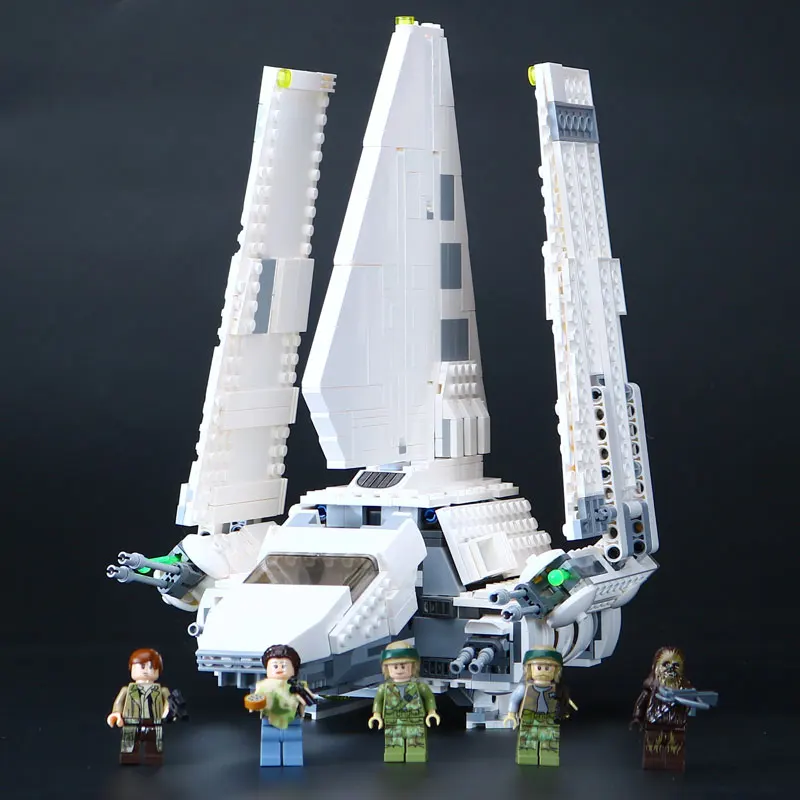 

05057 937Pcs Shuttle Tydirium Building Blocks Bricks Mini Assembled Toys Compatible with legoINGlys 75094 birthday gifts