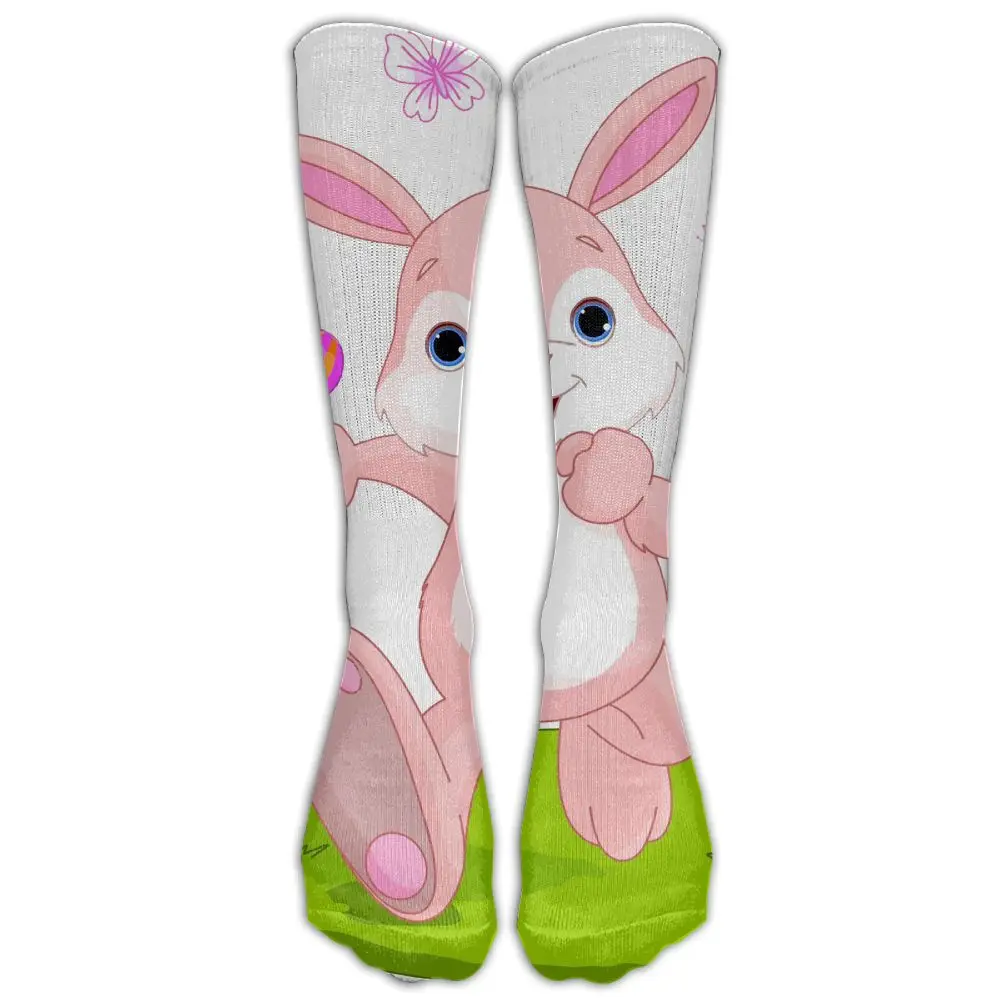 SAMCUSTOM модные гольфы женские хлопковые Высокие гольфы для девушек теплые счастливые пасхальные длинные гольфы с 3D принтом