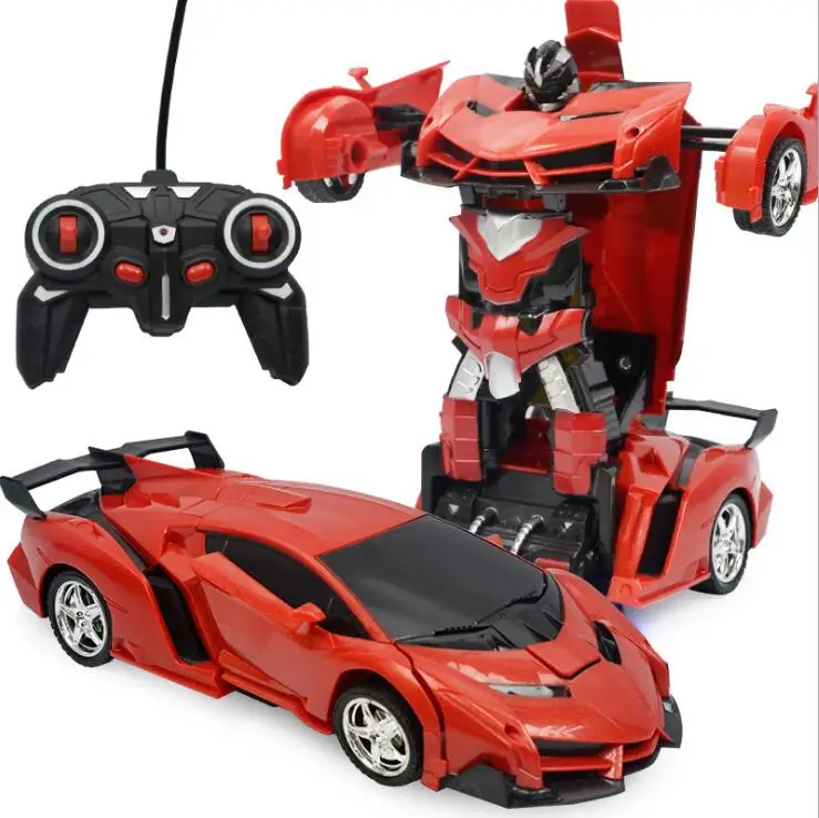2In1 RC автомобиль спортивный трансформации модели роботов дистанционного