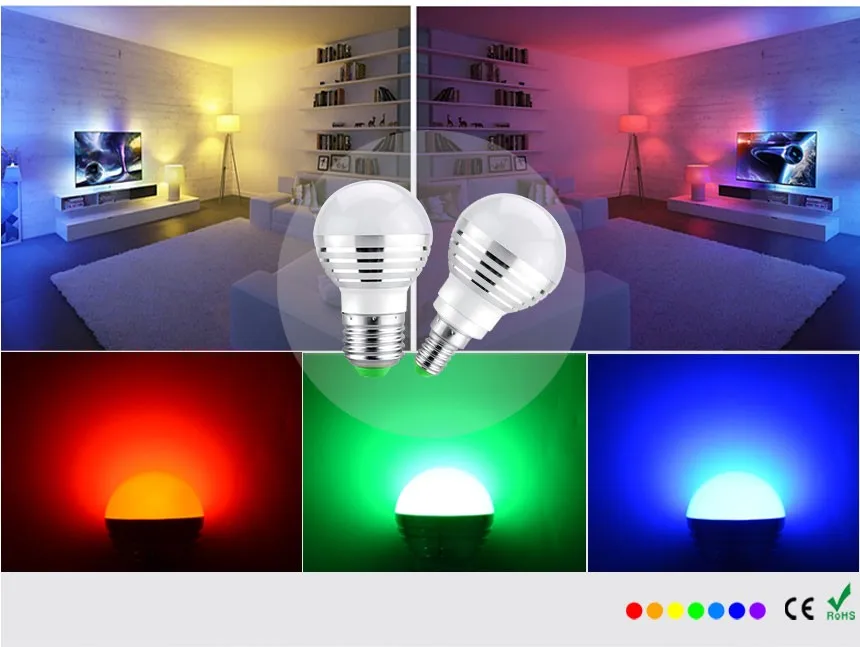 5W RGB RGBW LED bulb (11)