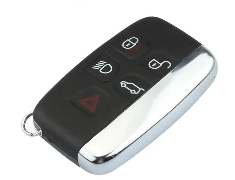 

4+1 Buttons Smart Remote Key Shell Case For Land Rover Range Rover Sport Evoque Discovery 4 Fob Key Cover(With Word)