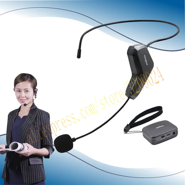 Free shipping 2.4G wireless headset microphone teaching stage wearing