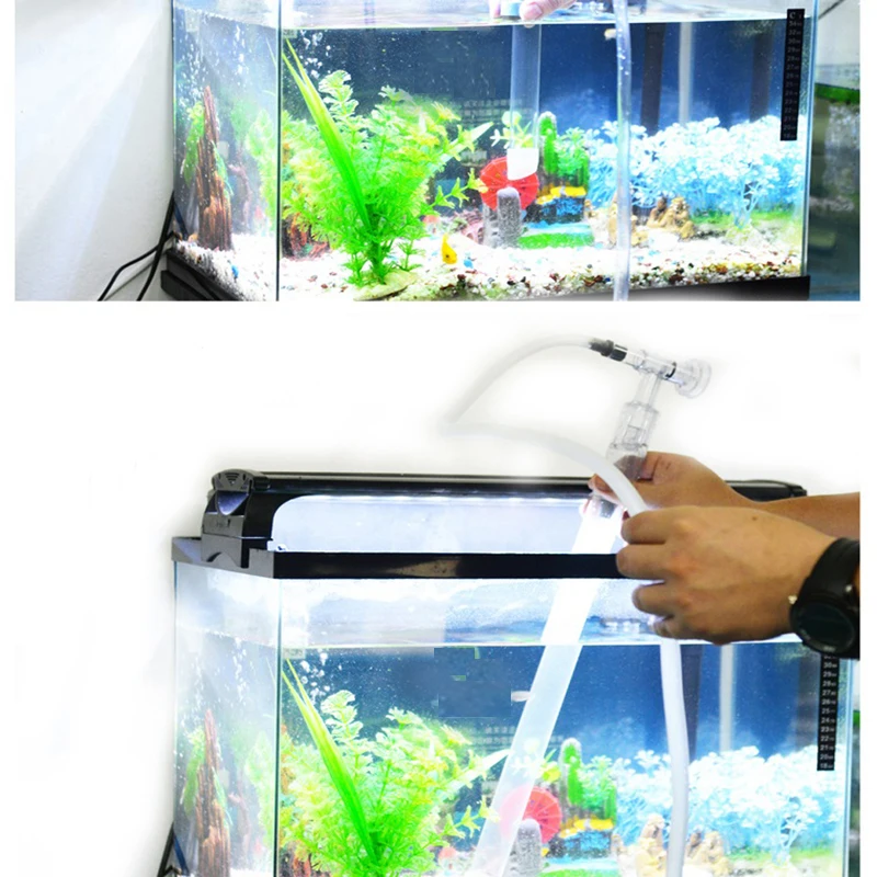 Quality Durable Aquarium Fish Tank Vacuum Gravel Water Filter Cleaner