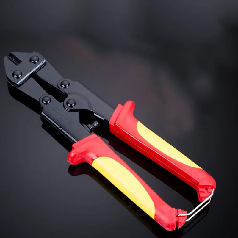 

2018 Rushed Sale Ferramenta Alicate 8 Inch Two-color Handle Mini Bolt Cutter Steel Wire Cutting Plier 65 # Manganese Tool