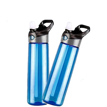 

Fashion straw water bottle Leakproof portable water bottle kids Sport plastic drink bottle Travel outdoor hiking camping cup