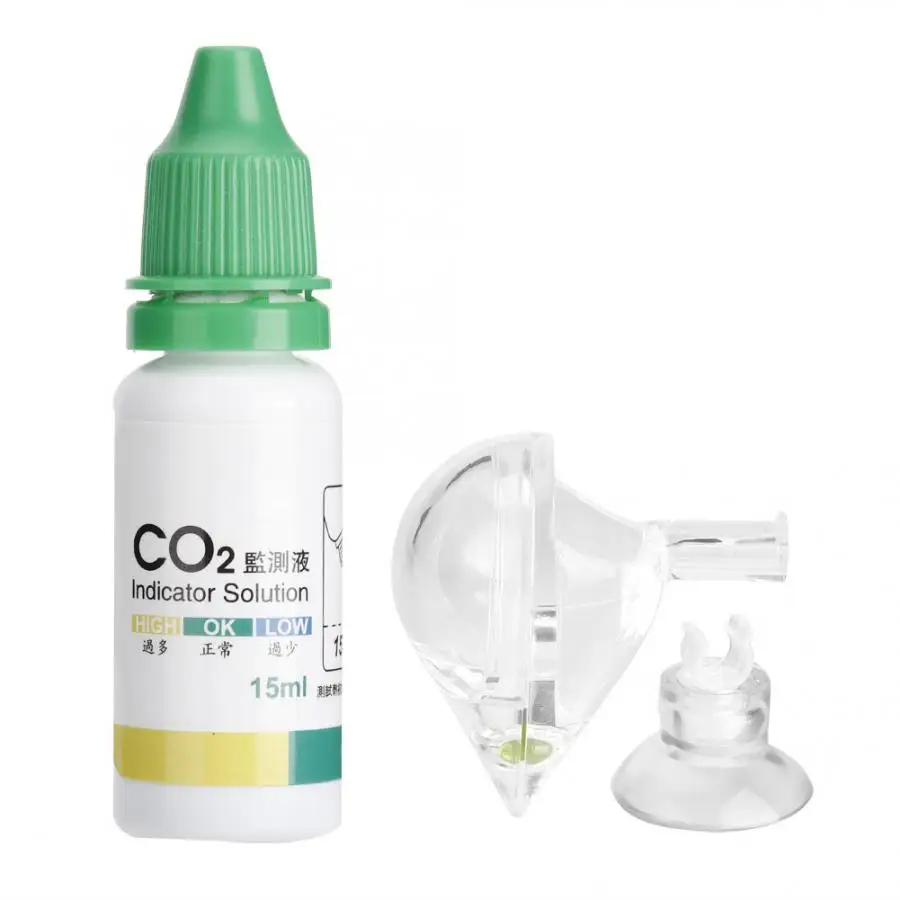 

Magnetic Solenoid Check Valve Aquarium CO2 Control Aquarium Fish Carbon Dioxide CO2 Monitor Glass Drop Checker Tester