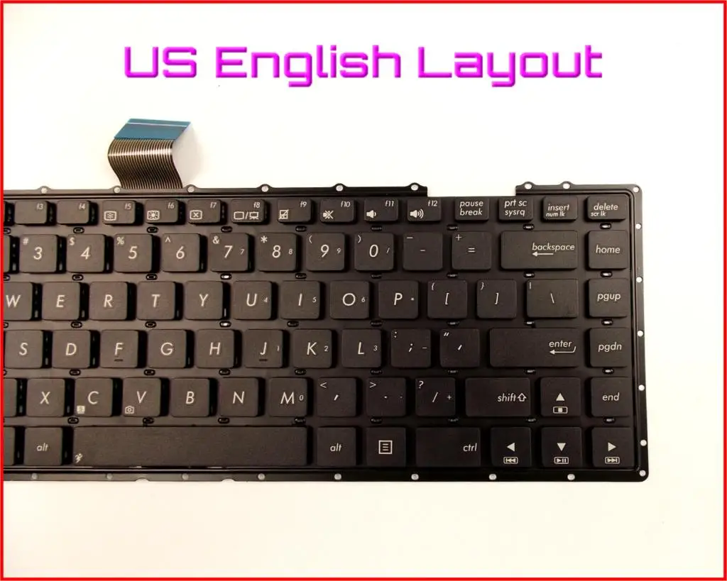  New Keyboard US English Version for ASUS K450 K450C K450CC K450CA F450VC K450L K450LA D451 D451V D4