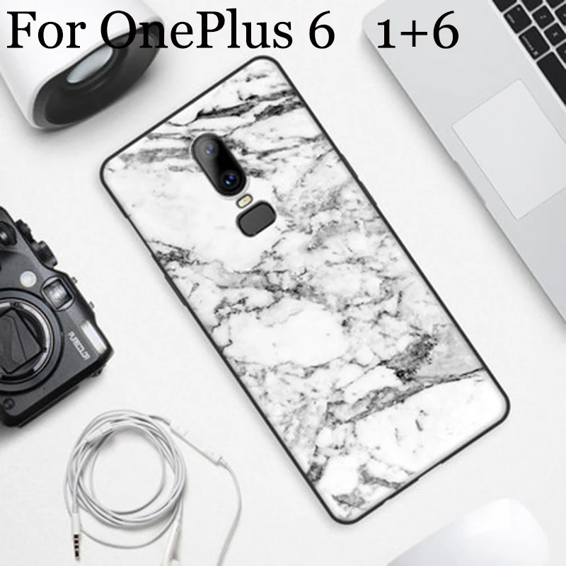 

2pcs Wood grain For OnePlus6 Case Cover Soft cases For OnePlus 6 Back Cover for One Plus6 1+6 Phone Case for one plus 6 shell