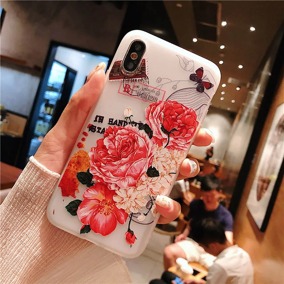 YAMIZOO For iPhone Xr Case Cute Silicone Soft TPU Funda For iPhone 8 5s 7 se Xs Max Case Luxury Girls Coque For iPhone 6 Case On (1)