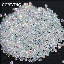 Ccbling 1440 шт./пакет 1,3 мм много цветов Циркон Стразы Micro Стразы мини нейл-арта украшения для ногтей, стразы