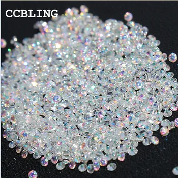 

CCBLING New 1440pcs/bag 1.3mm Many colors Zircon Rhinestones Micro Rhinestones Mini Nail Art Rhinestones Nail Decorations