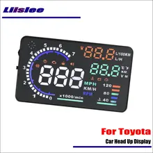 Liislee For Toyota Land Cruiser / Highlander / RAV4 2015 2016 Car Head Up Display Driving Screen Projector Reflecting Windshield