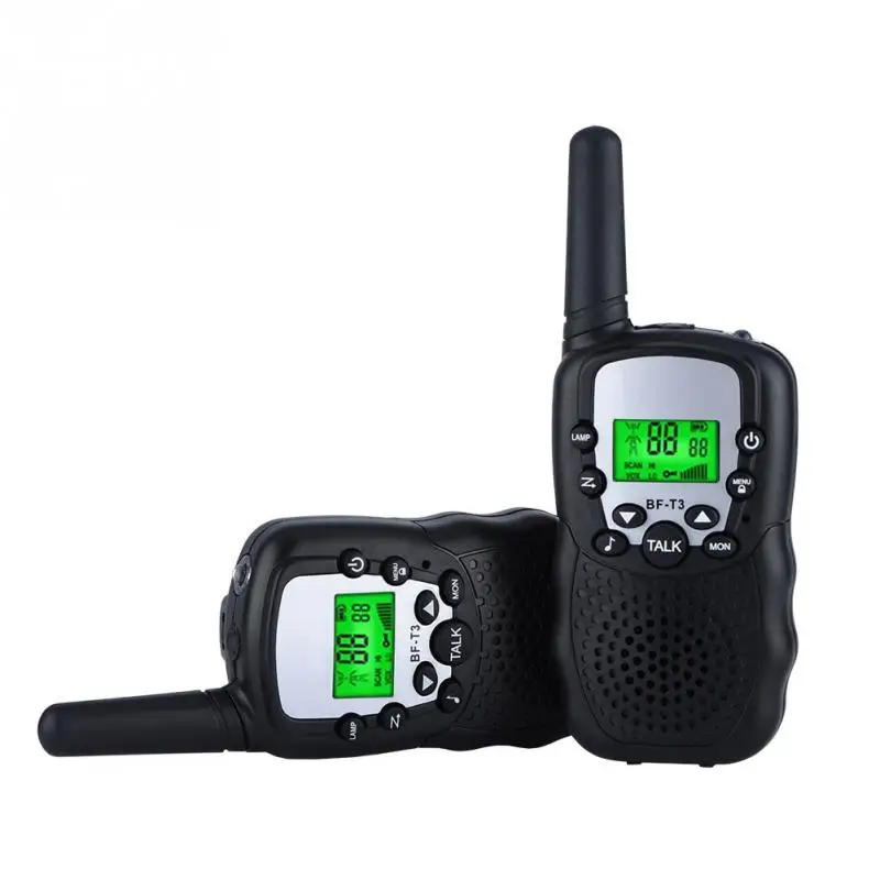 2 pcs Mini Walkie Talkie Retevis UHF 462 467MHz LCD Screen Handle Two