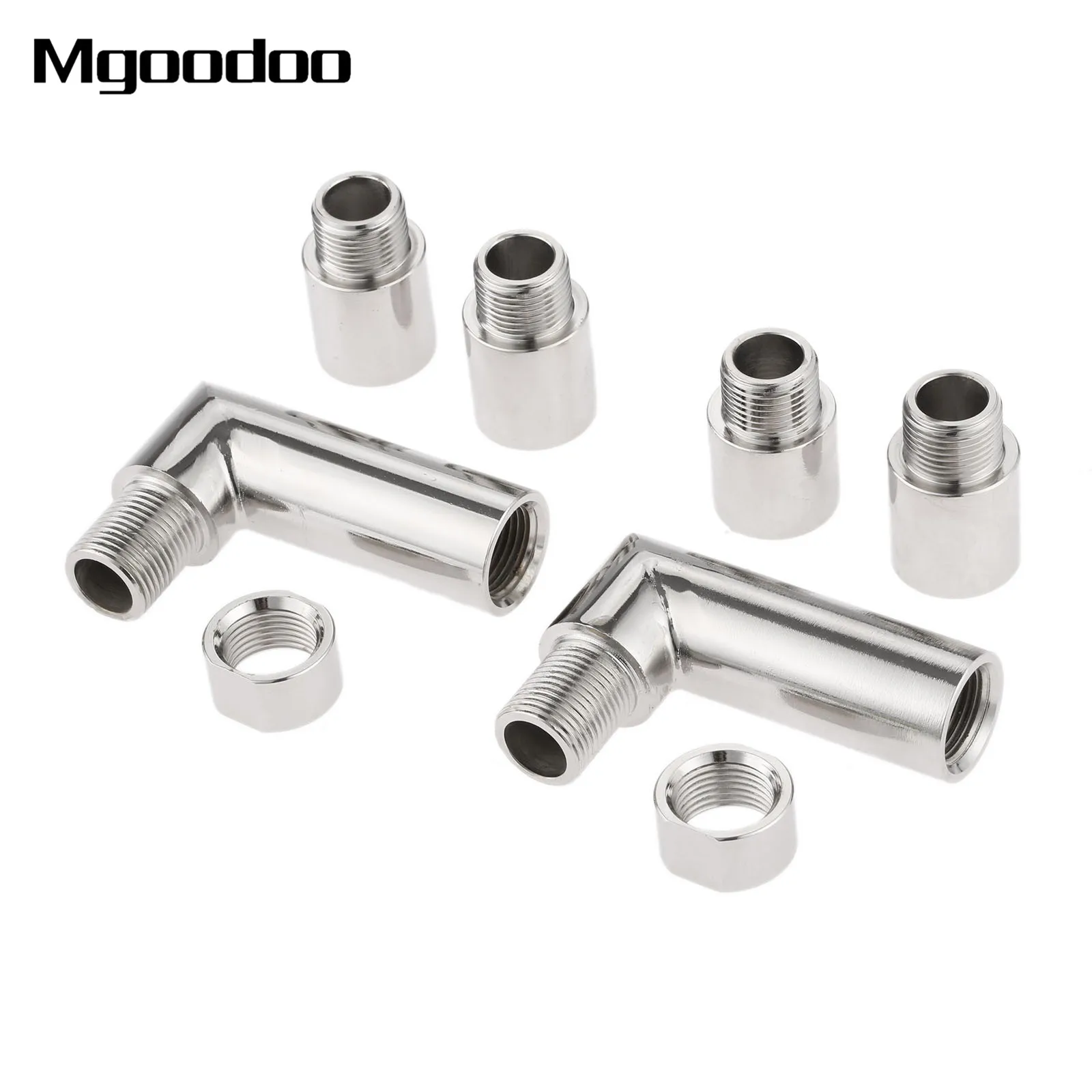 

8Pc Special Oxygen Sensor M18*1.5 O2 Oxygen Sensor 90 Degree Angled Extender Spacer Kit Exhaust Extension Oxygen Sensor Extender