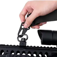 Быстроразъемный Отсоединяемый кнопочный Слинг поворотный адаптер Набор Пикатинни рейку Основание 20 мм Вивер соединительное кольцо для слинга