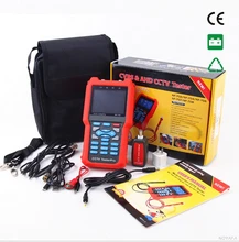 Free shipping, NOYAFA NF-702 CCTV Video Tester Audio input and PTZ continuing rotate test CCTV TESTER