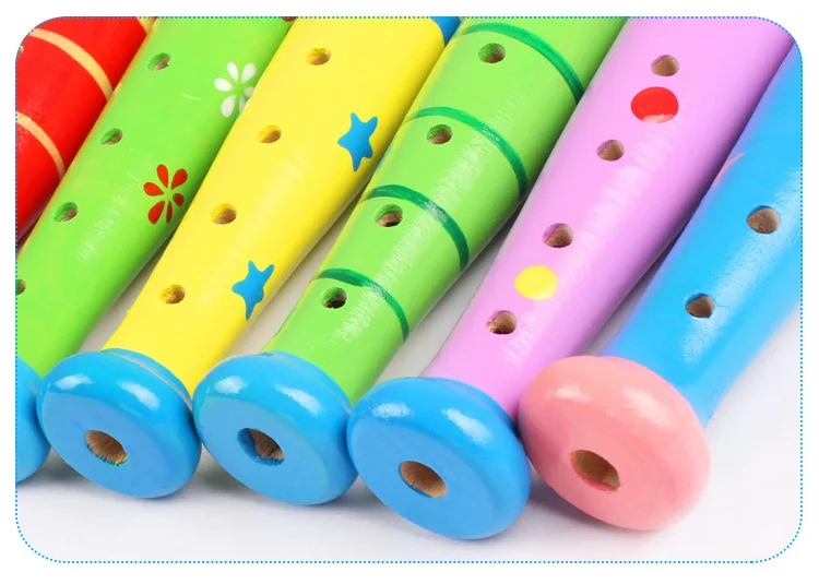 Новая деревянная труба Buglet Hooter Bugle обучающая игрушка подарок для Музыкальные инструменты для детей игрушки для детей маленький Piccol