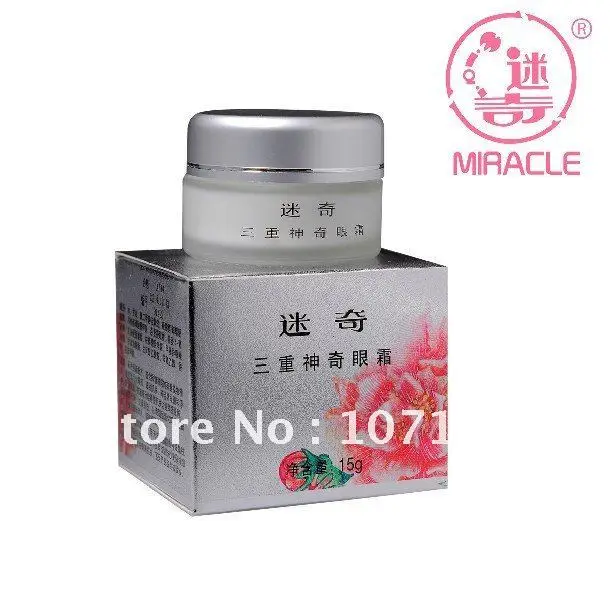 Free Shipping Original Triple action Miracle Eye Cream 15g Fade dark