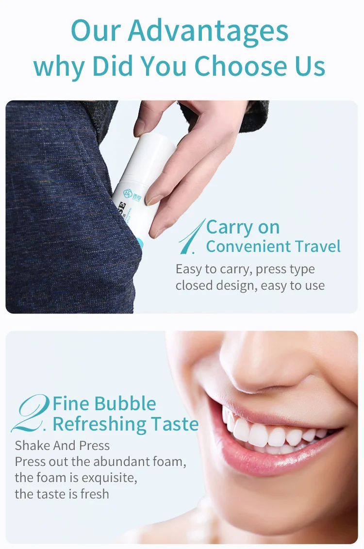 Очищающий мусс для чистки зубов, свежее дыхание, отбеливание зубов, удаление вмятин и дыма, черные зубы, очищающее средство для полости рта, уход за зубами