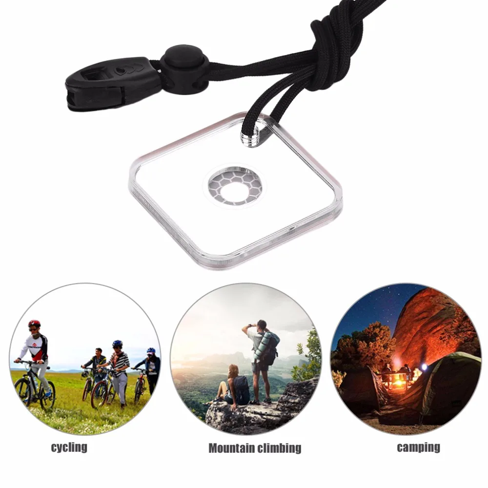 Heliograph Signal Mirror With Whistle Multifunctional Outdoor Emergency Survival Tool With Targeting Function First Aid Kits