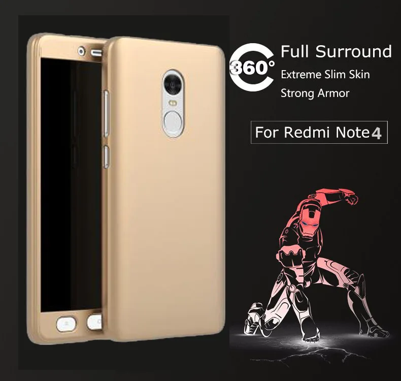 For Full 4 Xiaomi Body 4x Note 360 ... Protection Redmi Case