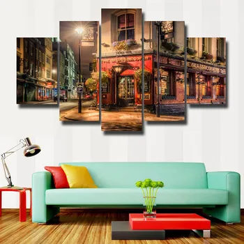 

Street view restoring 3d diamond painting 5pcs square diy diamonds cross stitch sticker picture 5d diamond embroidery home decor